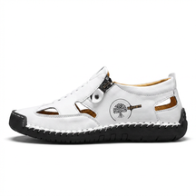ZipStride — Hand-Stitched Leather Sandal with Ventilation