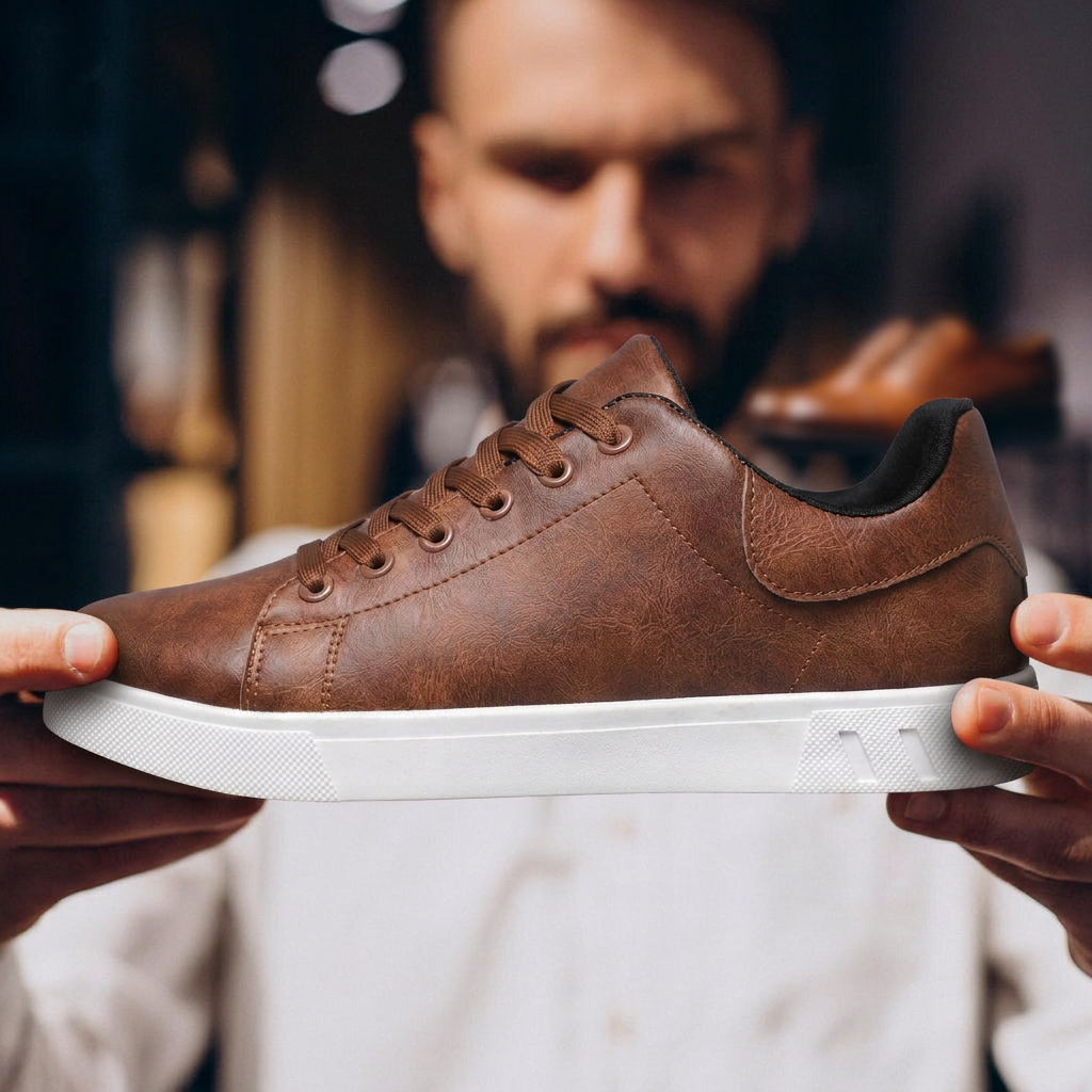 Jovan™ – Stylish Smart Casual Leather Sneakers