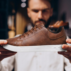 Jovan™ – Stylish Smart Casual Leather Sneakers