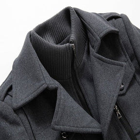 Two-Piece Men’s Coat for Style and Warmth - Peaky™