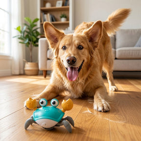 WagScuttle – Interactive Moving Crab Toy