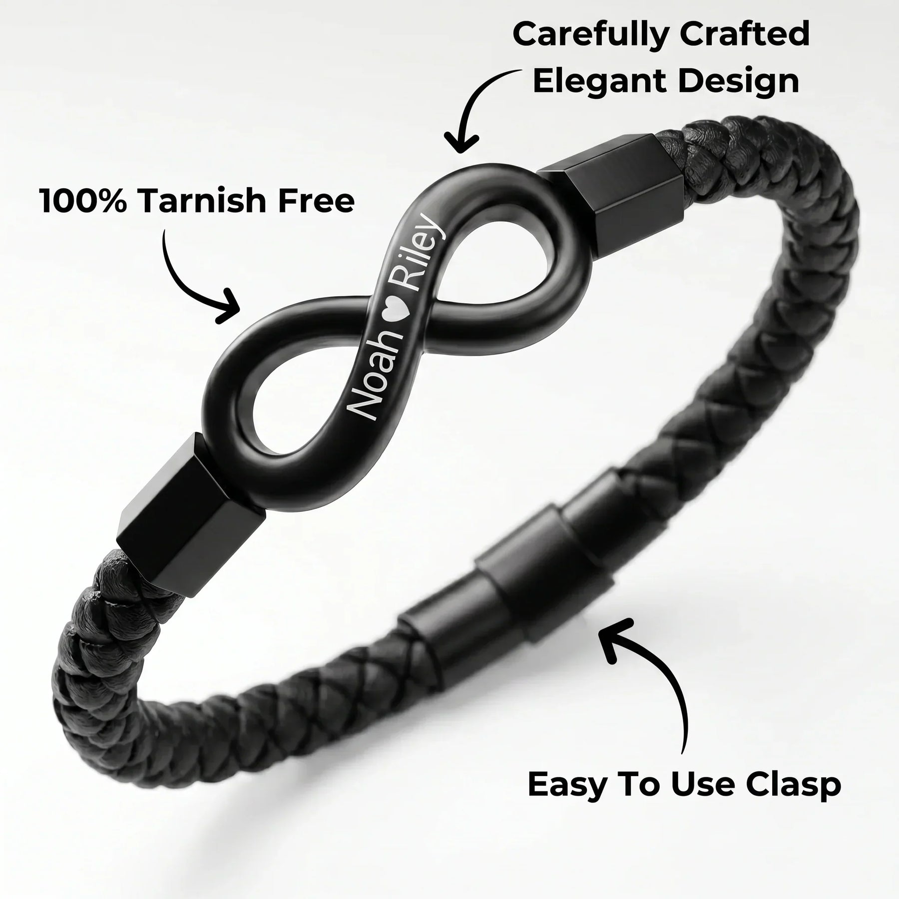 LoveBond – Personalized Couple Projection Bracelet