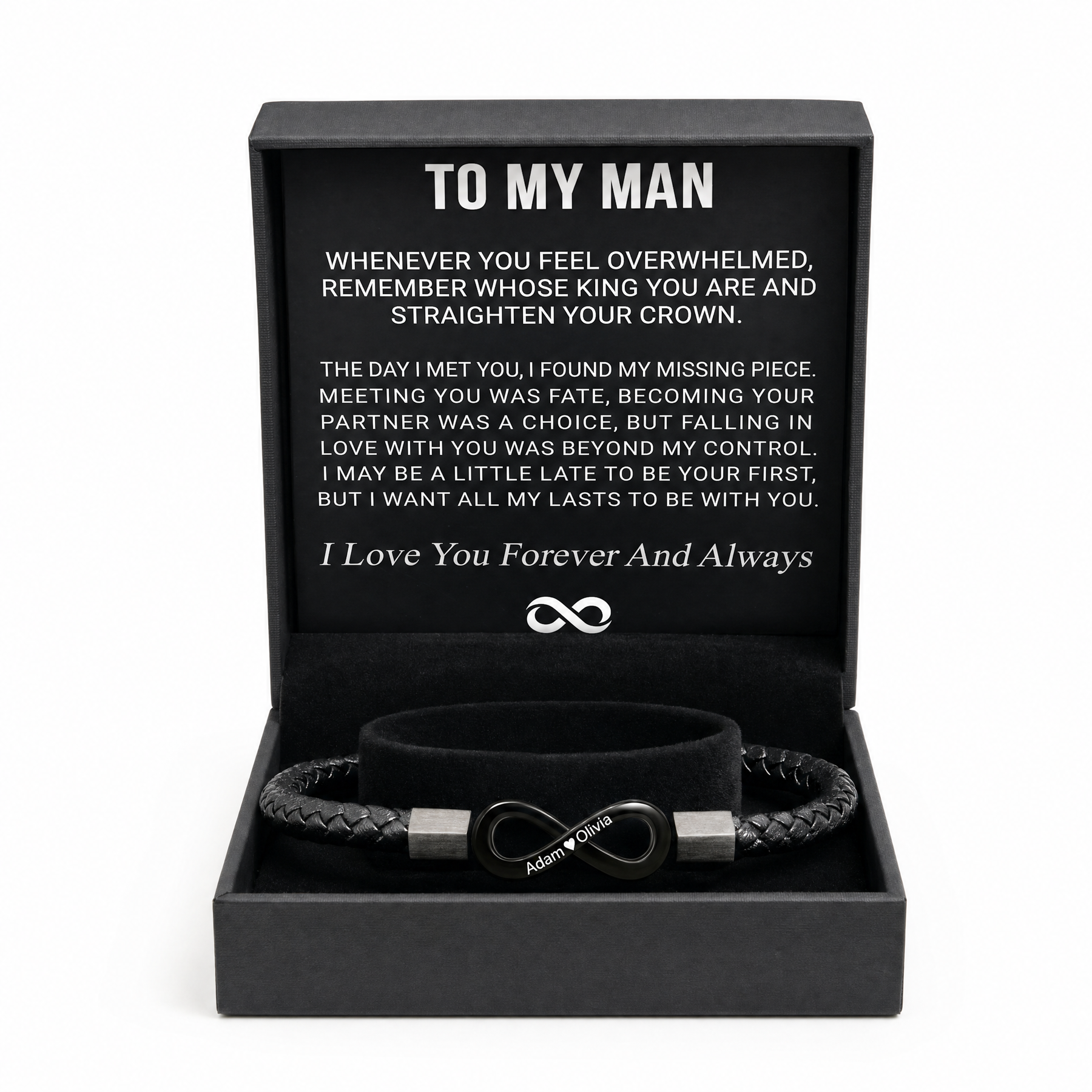LoveBond – Personalized Couple Projection Bracelet