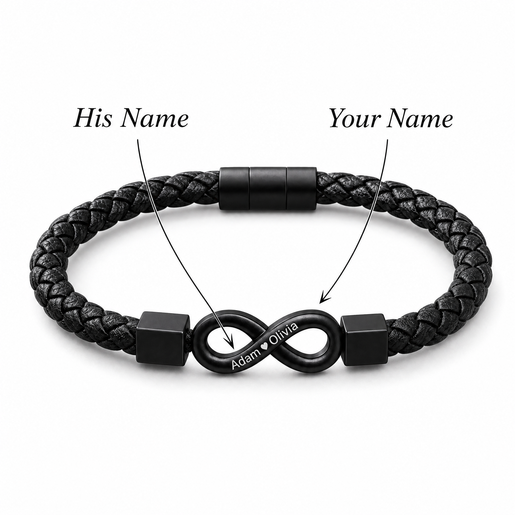 LoveBond – Personalized Couple Projection Bracelet