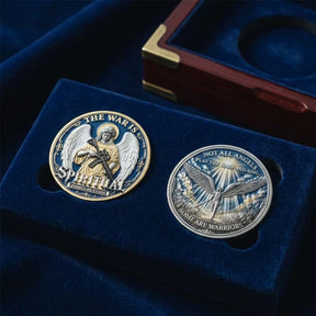 FaithShield – Spiritual Warfare Challenge Coin