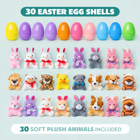 BunnyBuddy – Plush Animals Pre-Filled Easter Eggs
