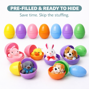 BunnyBuddy – Plush Animals Pre-Filled Easter Eggs