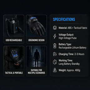 StunGuard Pro – Tactical Protection & Safety Performance Glove