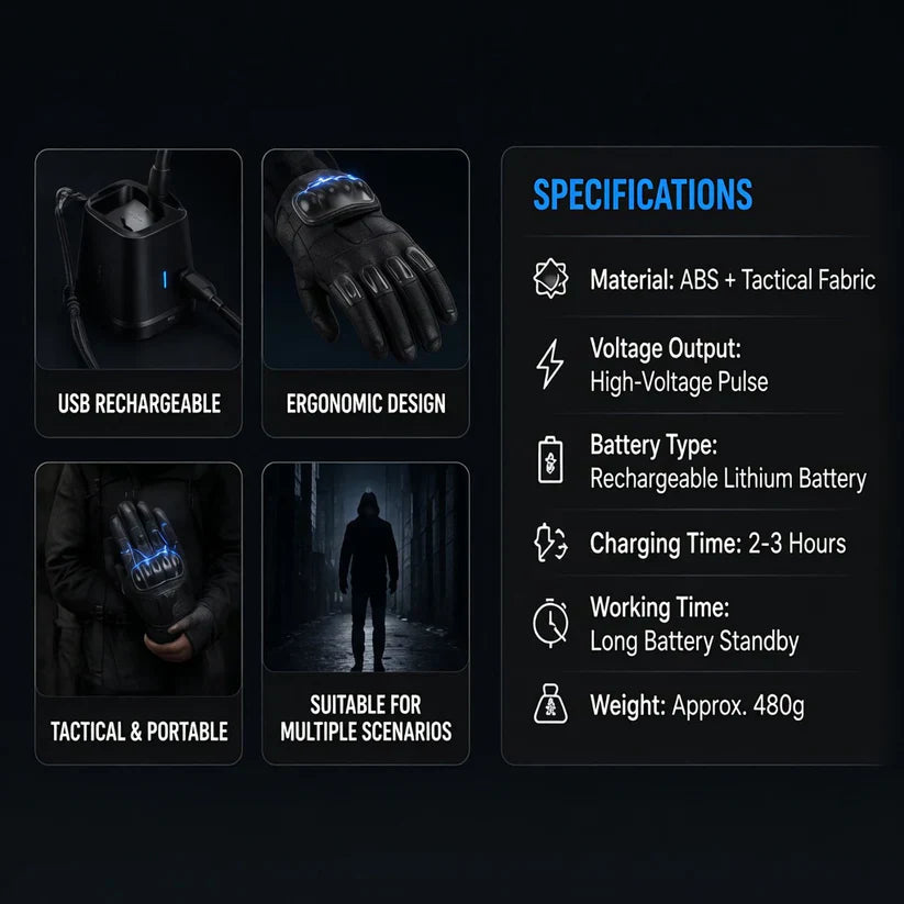 StunGuard Pro – Tactical Protection & Safety Performance Glove