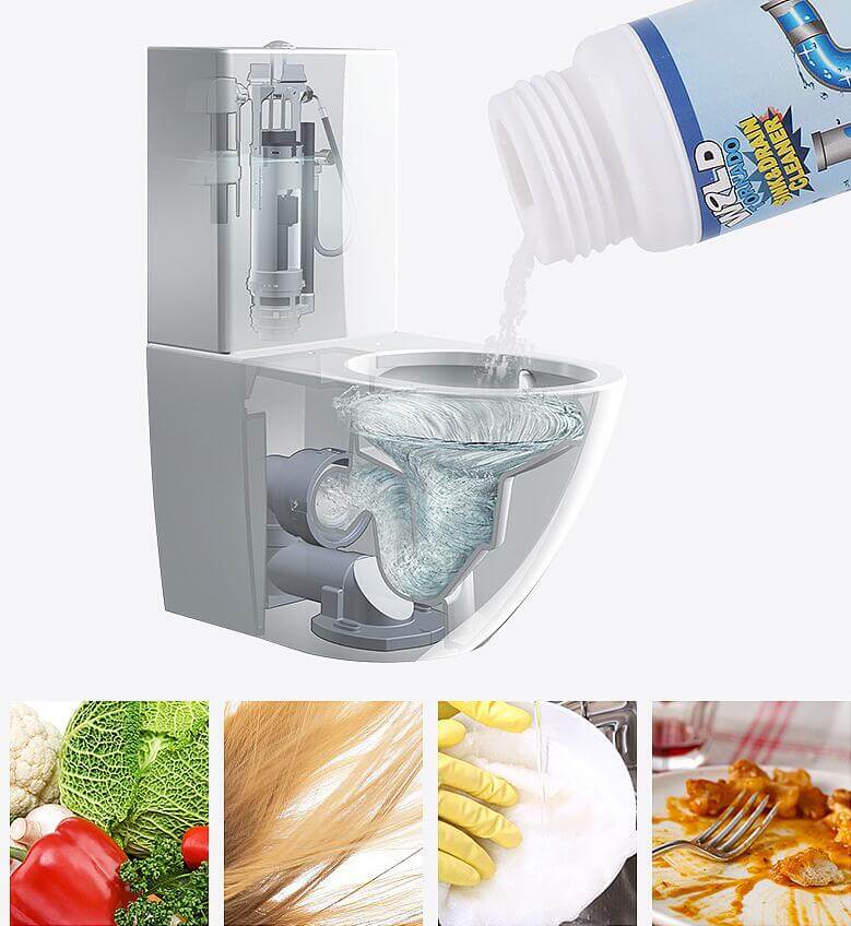 DrainRevive - Odor & Clog Eliminator