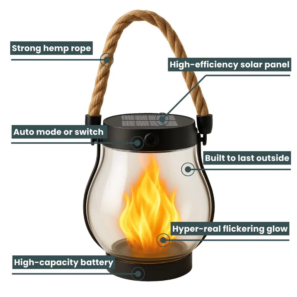 StarLite – Solar Lantern with Ambient Glow