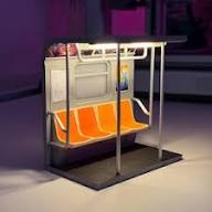 AuraTransit – NYC Subway Train Lamp