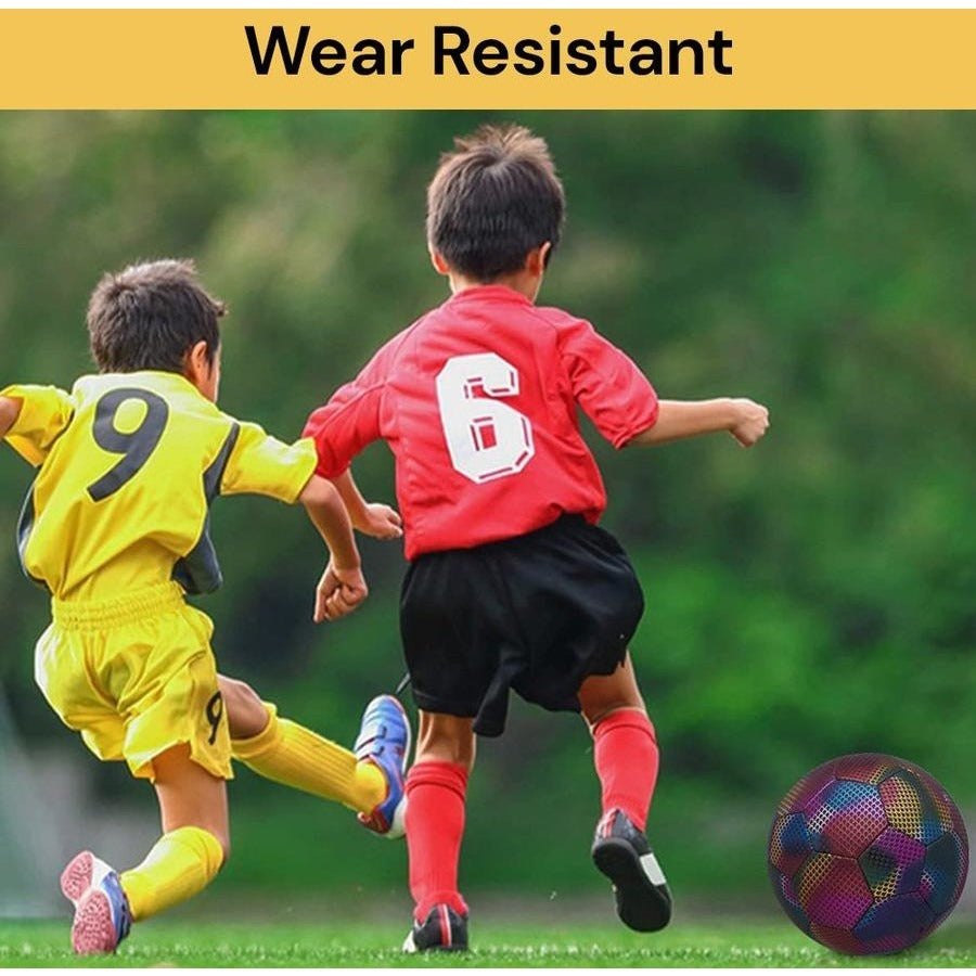NeoGlow Ball – Reflective Training Soccer Ball