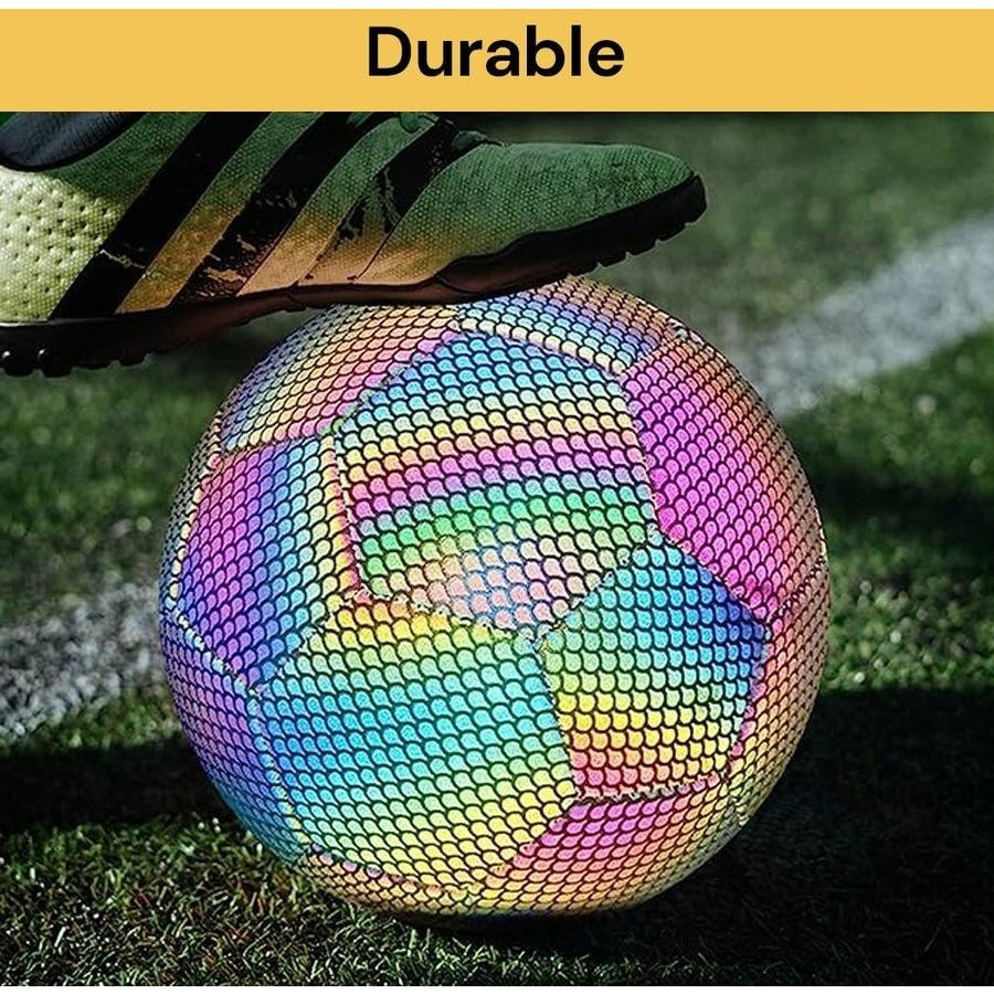 NeoGlow Ball – Reflective Training Soccer Ball