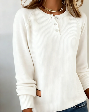 RaglaMode – Stylish Button Sleeve Pullover