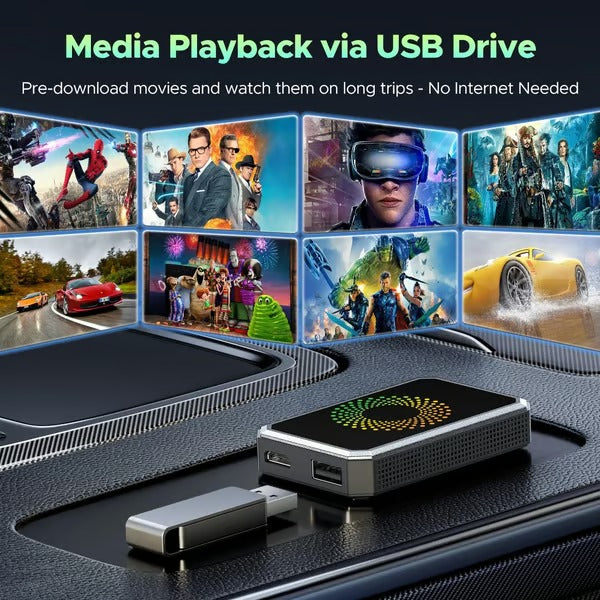 DriveCast Pro – CarPlay & Android Auto Adapter