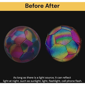NeoGlow Ball – Reflective Training Soccer Ball