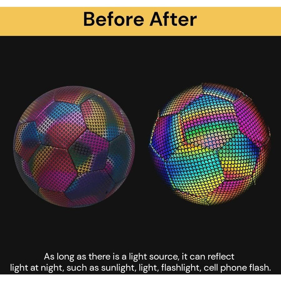 NeoGlow Ball – Reflective Training Soccer Ball