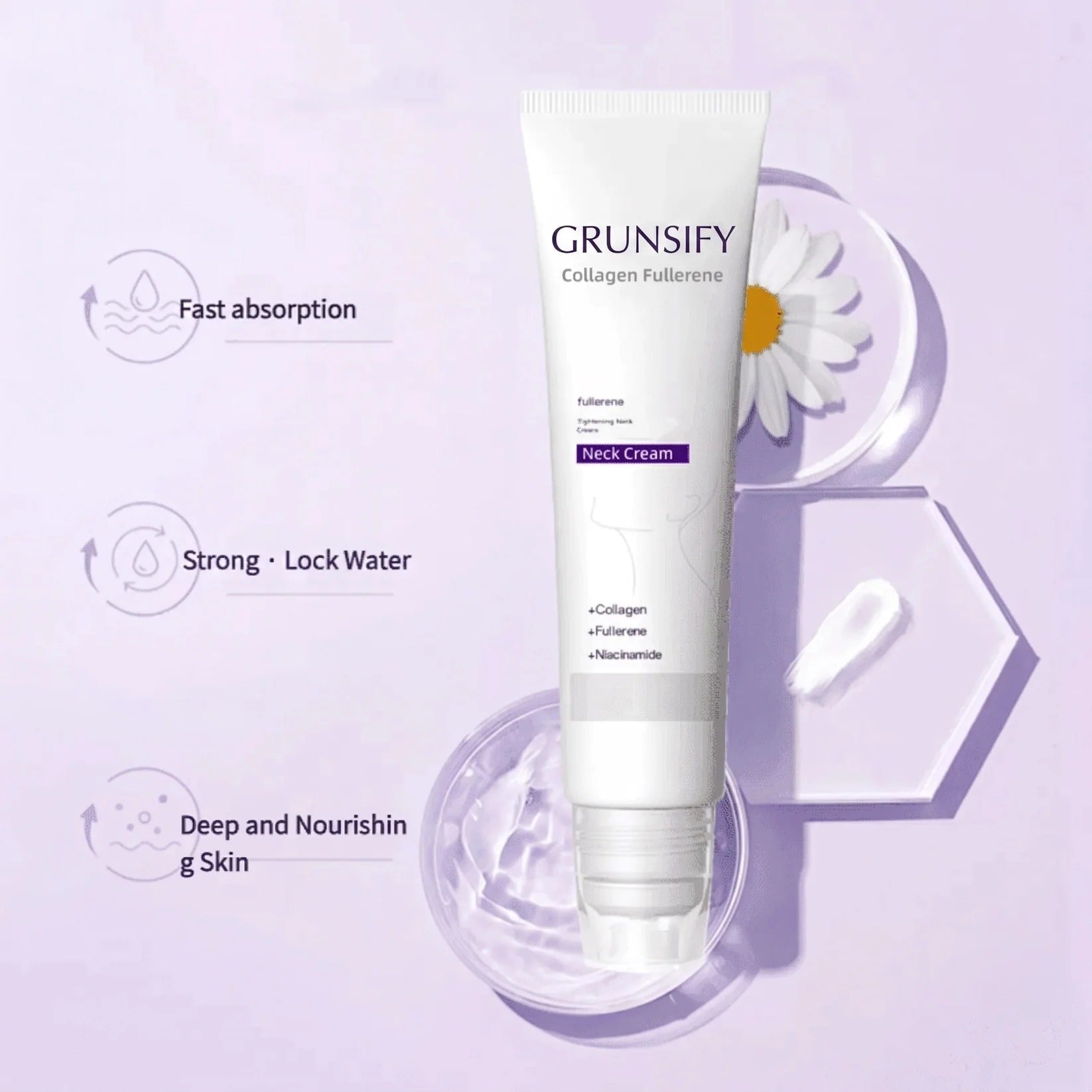 DermaRoll Neck – Sculpting Lift Cream