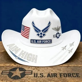 FreedomRidge – Aim High Air Force Western Hat