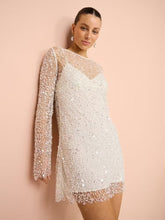 OpalGlow – Luxury Handcrafted Party Dress