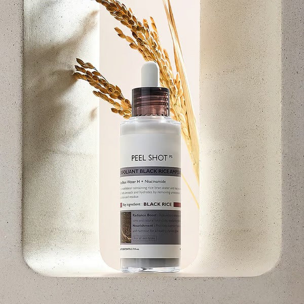 SkinAura – Mild Exfoliating Black Rice Ampoule Serum