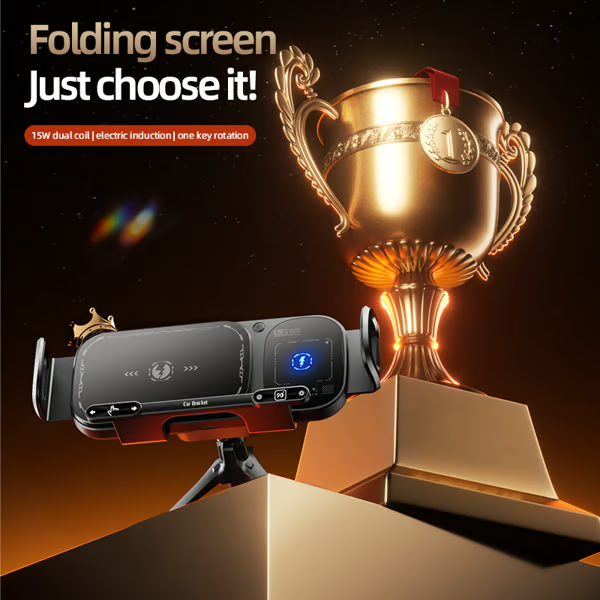 ChargeDrive – Wireless Charging Rotating Car Mount