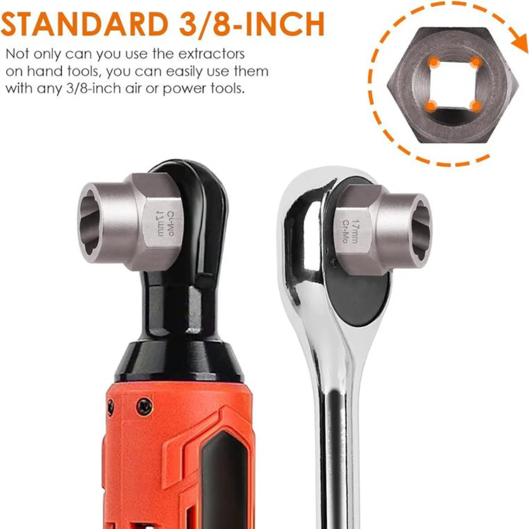 GripForge – Heavy-Duty Bolt Extractor Tool Set