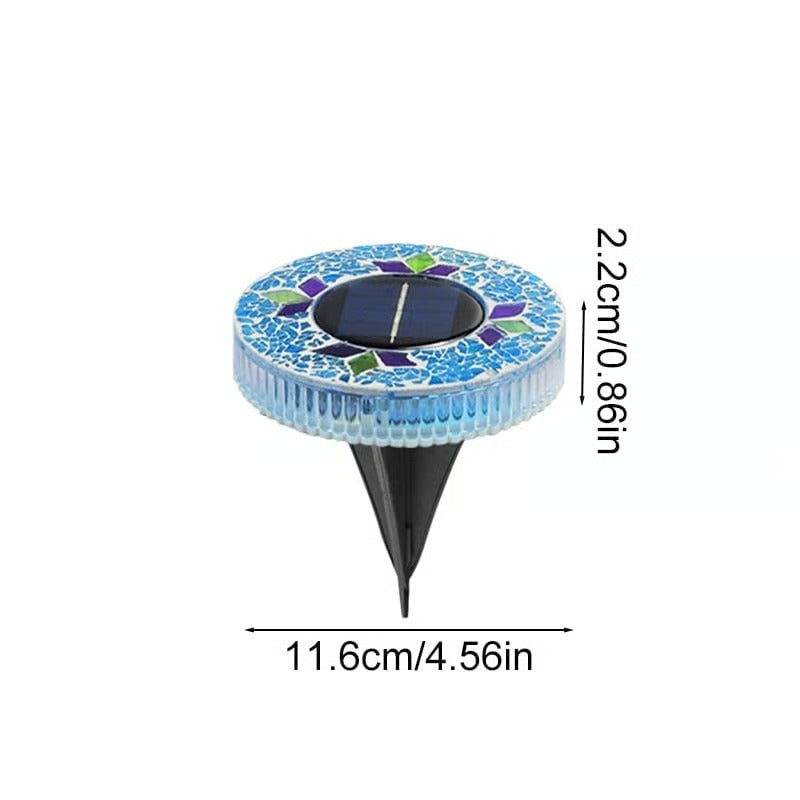 NightMosaic – Waterproof Solar Pathway Lights
