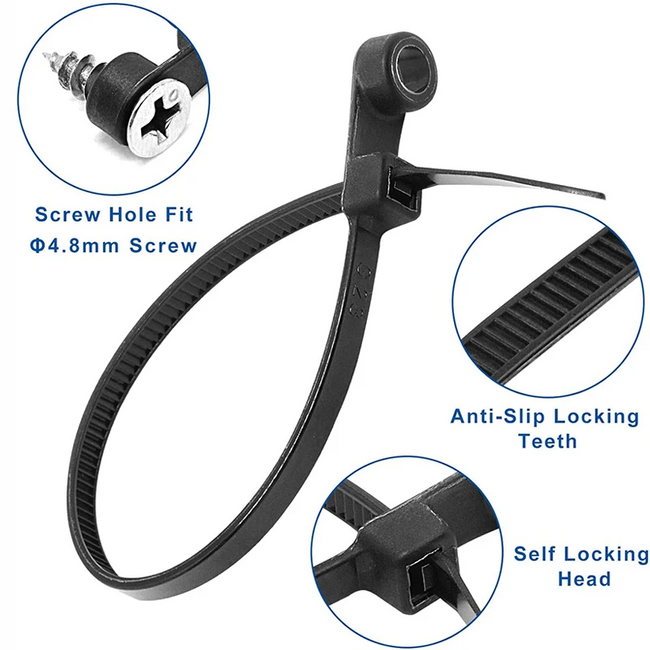 TieLock Pro – Screw Mount Cable Ties