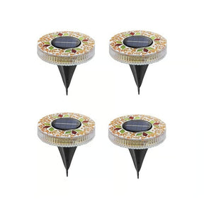 NightMosaic – Waterproof Solar Pathway Lights