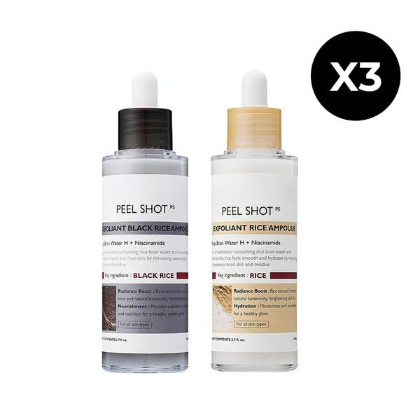 SkinAura – Mild Exfoliating Black Rice Ampoule Serum