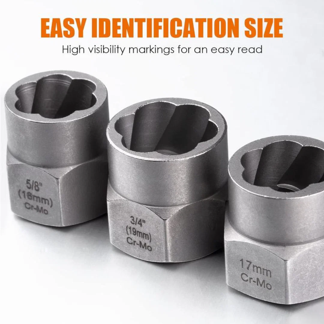 GripForge – Heavy-Duty Bolt Extractor Tool Set