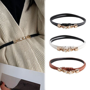 BellaWaist – Pearl Buckle Fashion Belt for Women