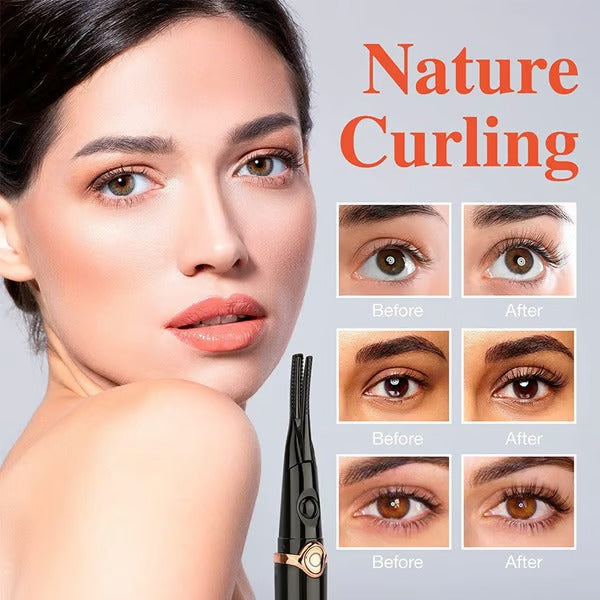 GlamCurl – Heated Eyelash Curler for Lift & Volume (1+1 FREE)