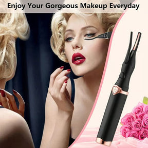 GlamCurl – Heated Eyelash Curler for Lift & Volume (1+1 FREE)