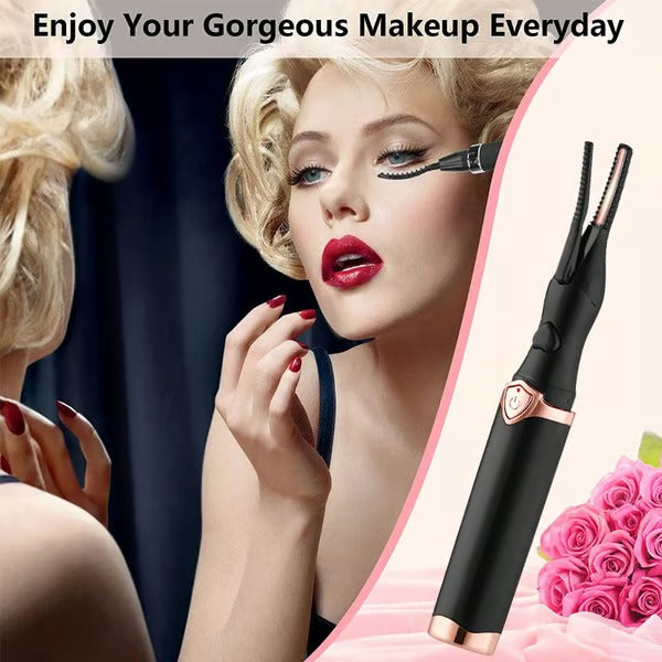 GlamCurl – Heated Eyelash Curler for Lift & Volume (1+1 FREE)