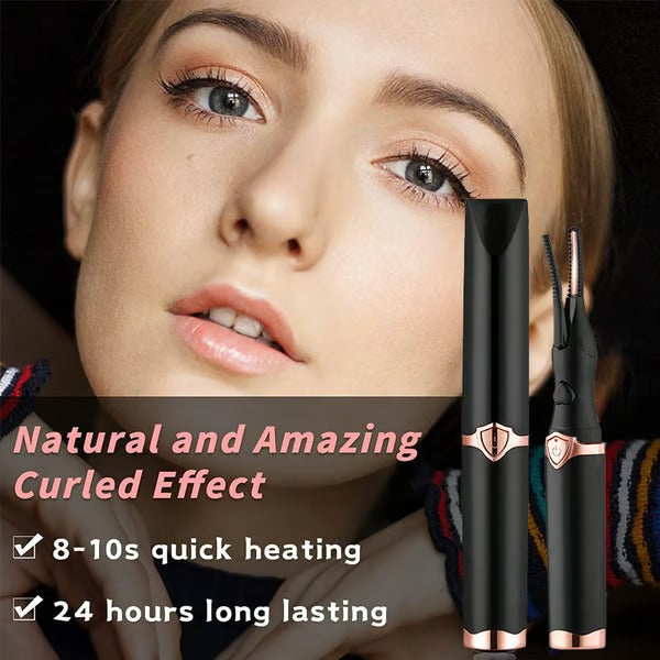 GlamCurl – Heated Eyelash Curler for Lift & Volume (1+1 FREE)