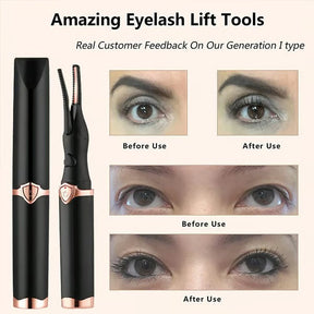 GlamCurl – Heated Eyelash Curler for Lift & Volume (1+1 FREE)