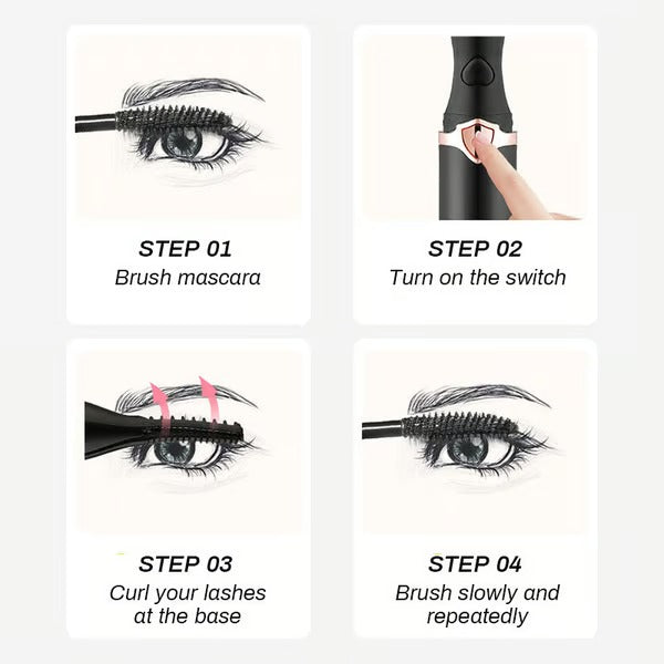 GlamCurl – Heated Eyelash Curler for Lift & Volume (1+1 FREE)