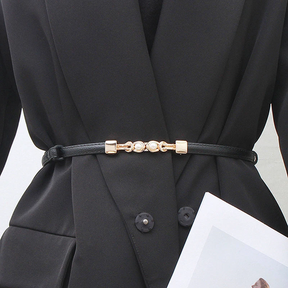 BellaWaist – Pearl Buckle Fashion Belt for Women