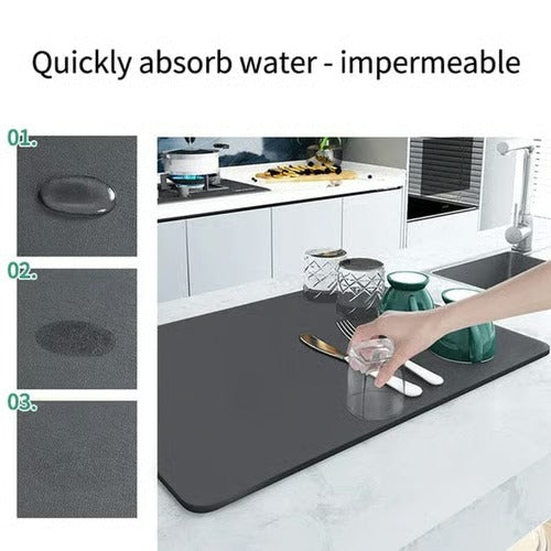 NoSpill – Kitchen Drain Drying Pad