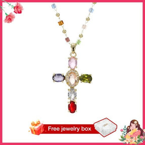 HopeSpectrum – Zircon Cross Pendant