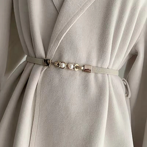 BellaWaist – Pearl Buckle Fashion Belt for Women