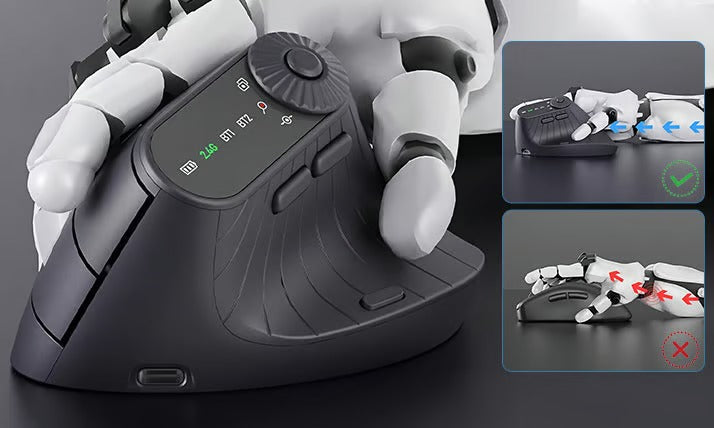 FlexiClick – Triple Connection Wireless Mouse