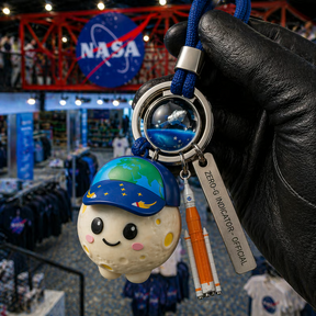CosmoRise – Space Explorer Keychain