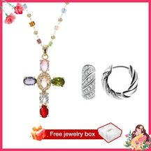 HopeSpectrum – Zircon Cross Pendant