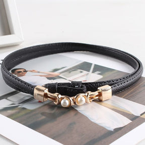 BellaWaist – Pearl Buckle Fashion Belt for Women