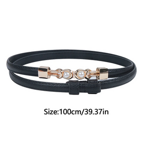 BellaWaist – Pearl Buckle Fashion Belt for Women