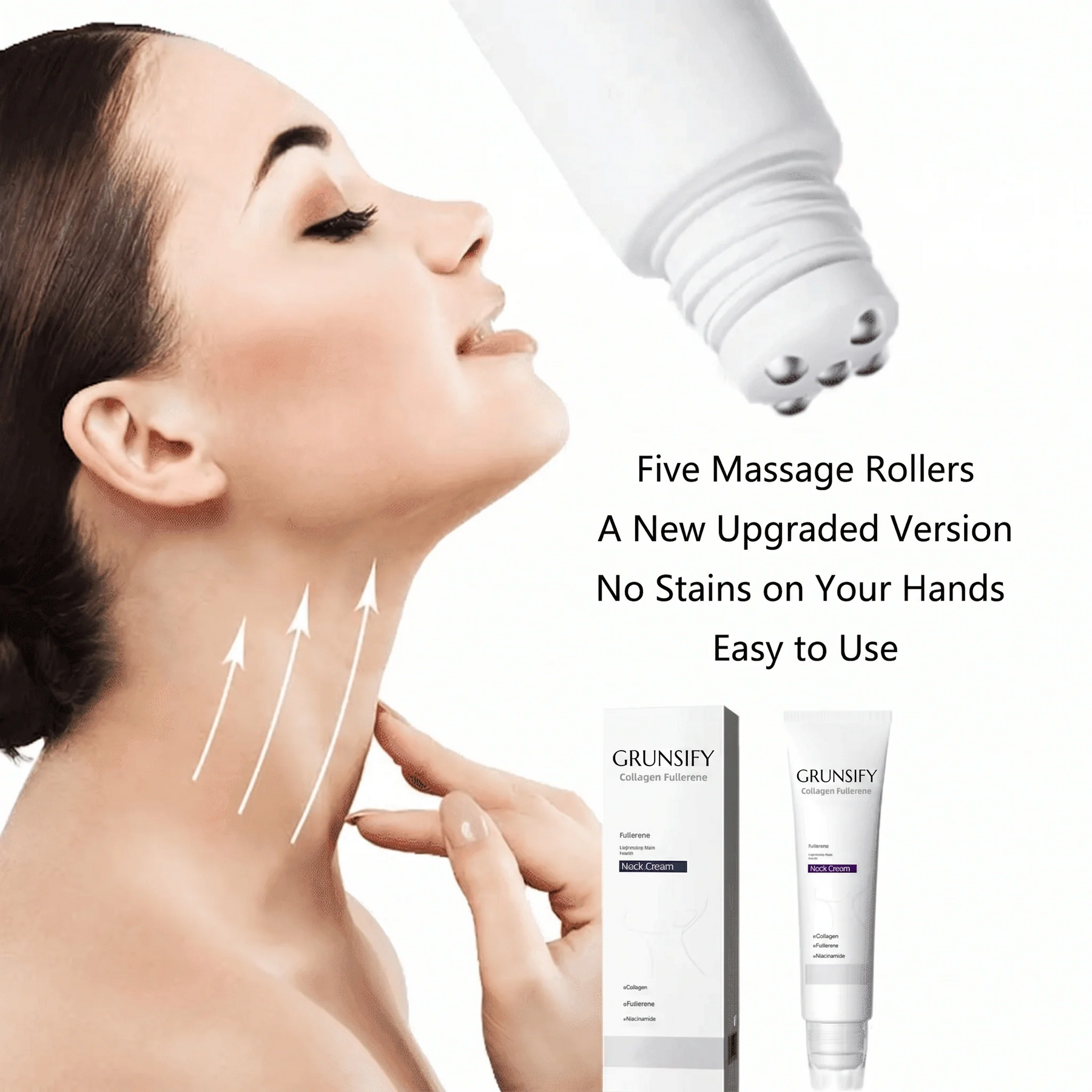 DermaRoll Neck – Sculpting Lift Cream